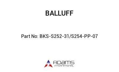 BKS-S252-31/S254-PP-07									